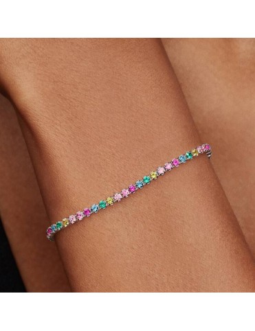 Pulsera Pandora Tennis Arcoíris 593927C03-16