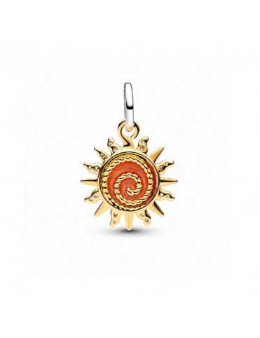 Charm Pandora Colgante Sol Remolino en Dos Tonos 764703C01