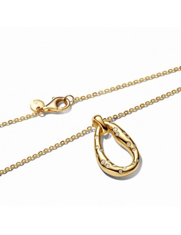 Collar Pandora Forma Orgánica Gemas Engastadas 364666C01-45