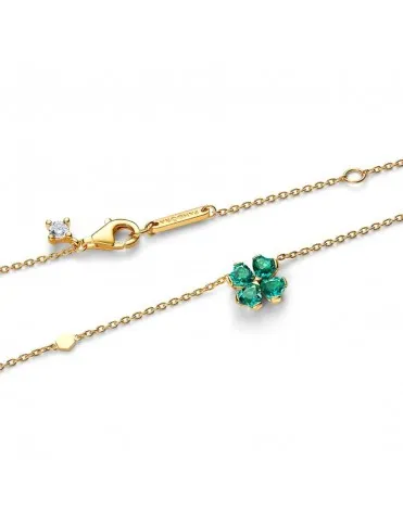 Collar Pandora Trébol de la Suerte Verde 364502C01-45