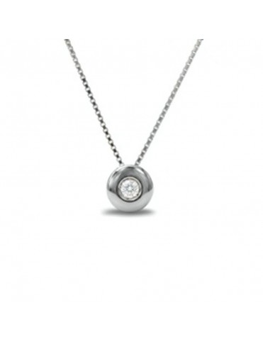 Colgante Oro Blanco con...