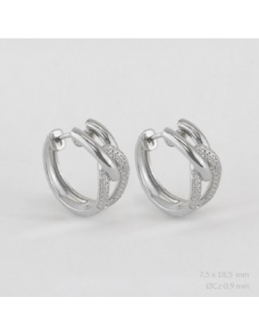 Pendientes Plata de Ley Aro...