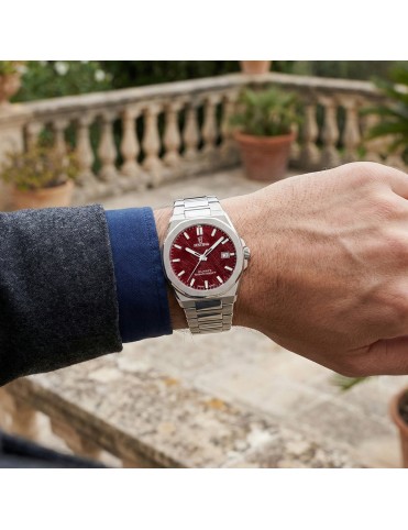 Reloj Festina Hombre Swiss Made Classic Steel Burdeos F20100/3