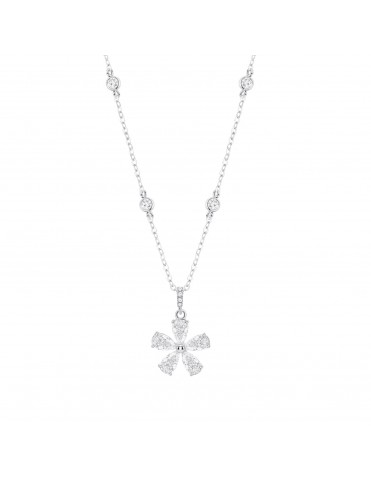 Collar Lotus Silver Flor...