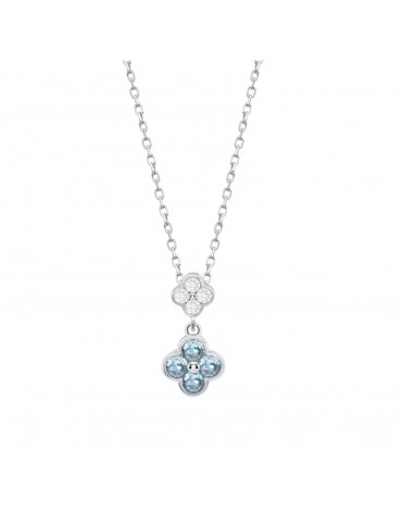Collar Lotus Silver Flor...