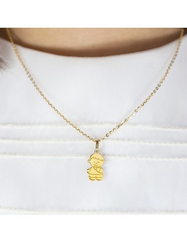 Colgante de Oro Amarillo de 18k Niño Pequeño 240423/13