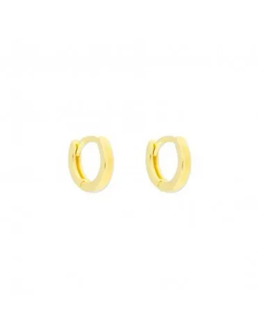 Pendientes Aro Liso Plata...