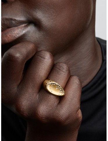 Anillo Pandora Essence Sello Óvalo Abovedado Talla 54 164671C01-54
