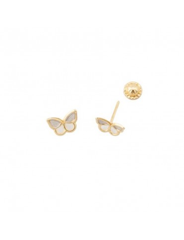 Pendientes Mariposa Oro 18K...