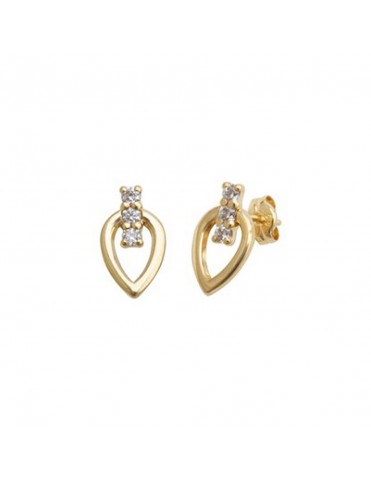 Pendientes Oro 18k Forma de...