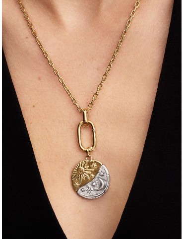 Charm Pandora ME Medallón XL Sol y Luna 764806C01