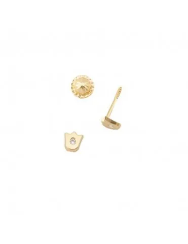 Pendientes Oro 18k Tulipán...
