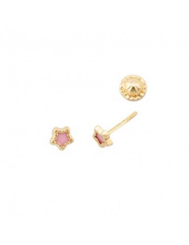 Pendientes Oro 18k Estrella...