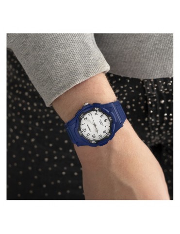 Reloj Calypso Esfera Blanca Correa de Caucho Azul para Hombre K5878/2