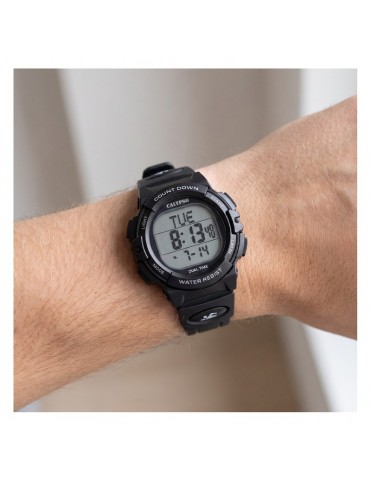 Reloj Calypso Digital Correa de Caucho Negra para Hombre K6073/2