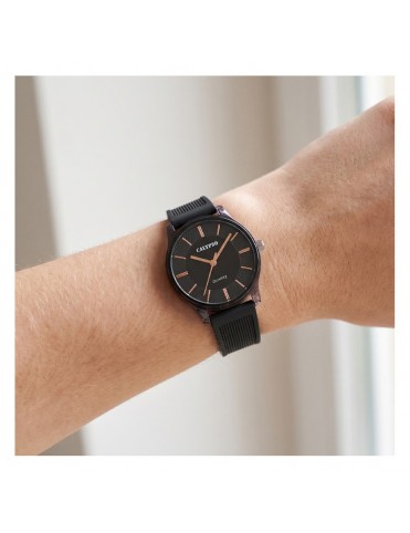 Reloj Calypso Digital Correa de Caucho Negra para Mujer K6085/4