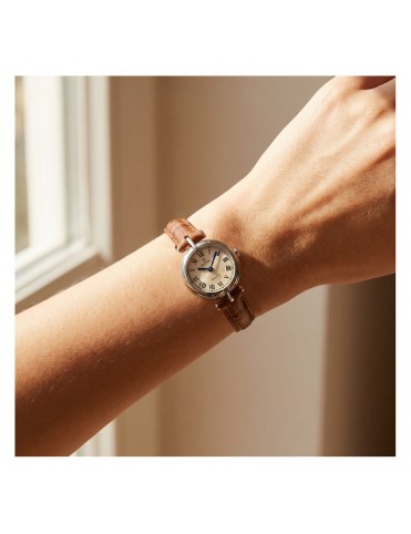 Reloj Festina Acero Correa de Piel Esfera Dorada para Mujer F20787/2