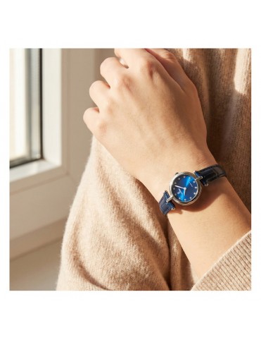 Reloj Festina Acero Correa de Piel Esfera Azul para Mujer F20787/5