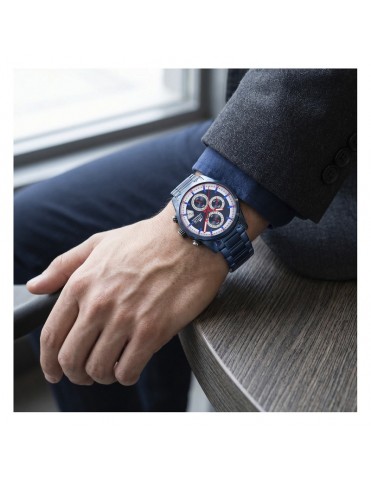 Reloj Lotus Cronógrafo Acero Esfera Azul para Hombre 19086/1