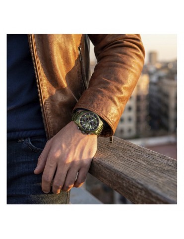 Reloj Lotus Cronógrafo Acero Esfera Verde para Hombre 19090/3