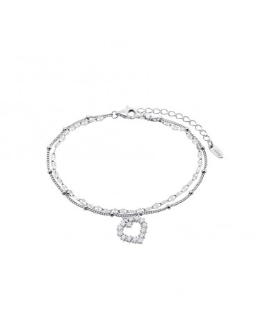 Pulsera Lotus Silver Doble...