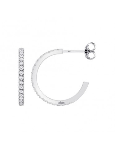 Pendientes Lotus Silver Aro con Circonitas LP3976-4/2
