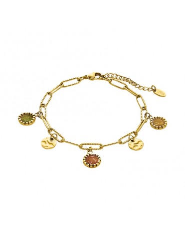 Pulsera Lotus Style Dorada...