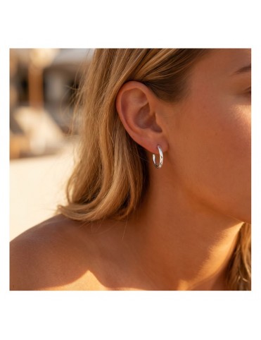 Pendientes Lotus Style de Aro Liso LS2747-4/1