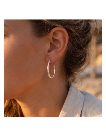 Pendientes Lotus Style de Aro Liso LS2747-4/3
