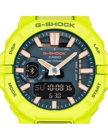 Reloj Casio G-SHOCK G-SQUAD Bluetooth Amarillo Lima Esfera Negra GBA-950-9A3ER