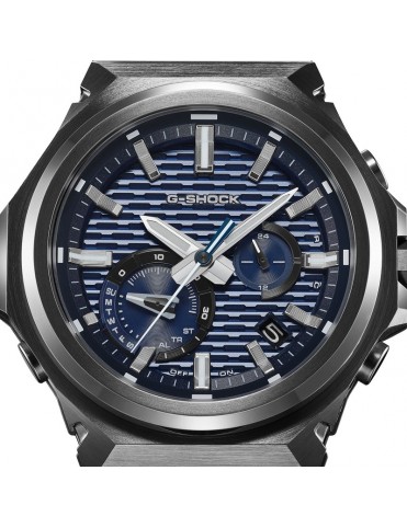 Reloj Casio G-SHOCK G-STEEL Solar Bluetooth Acero Gris Antracita Esfera Azul GST-B1000BD-2AER