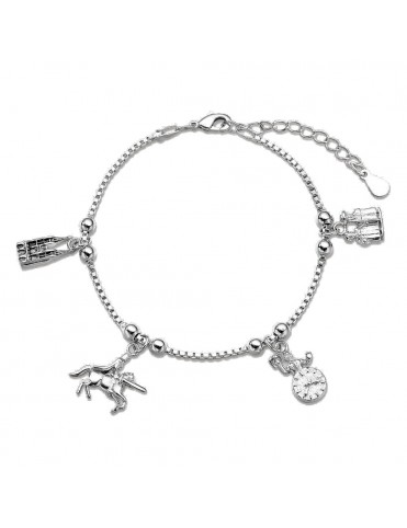 Pulsera Plata Mujer soy de...