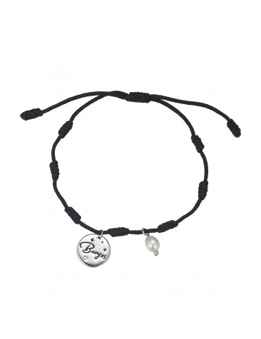 Pulsera 7 Nudos Hilo Negro...