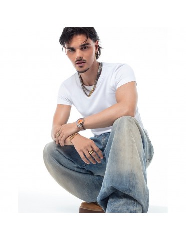 Anillo Viceroy Abraham Mateo Sello Dorado Talla 24 15213A02412