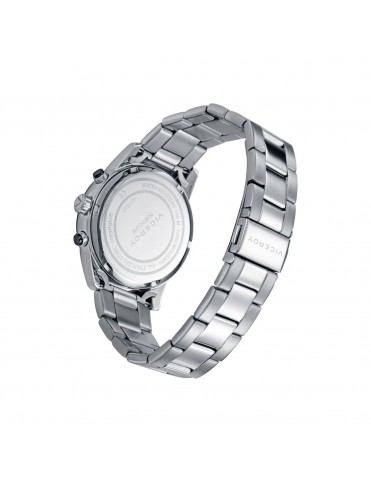 Reloj Viceroy Hombre Abraham Mateo Cronógrafo Esfera Gris Brazalete de Acero 401507-17