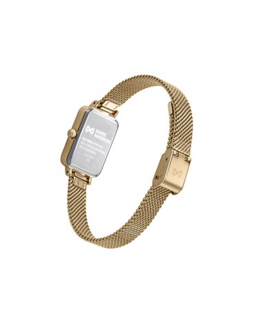 Reloj Mark Maddox Mujer Acero Dorado Esfera Dorada Malla Milanesa MM1025-27
