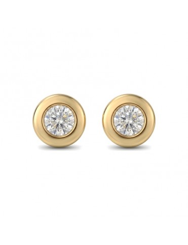 Pendientes Chatón De Oro...