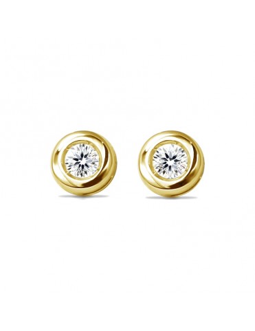 Pendientes Chatón De Oro...