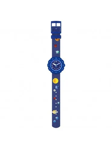 Reloj Flik Flak Solar Universe para Niño de 6 a 9 Años con Bisel Giratorio FPSP081