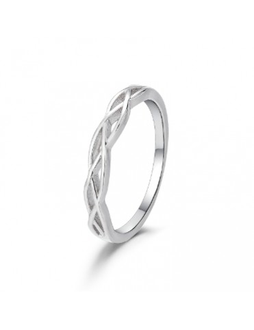 Anillo Trenzado en Plata de...
