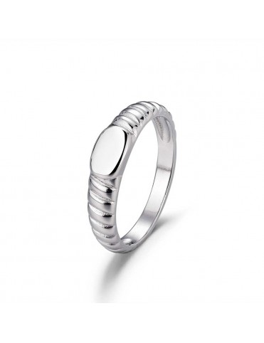 Anillo Gallonado con Óvalo...