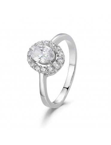 Anillo Oval con Orla de...