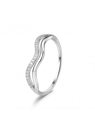 Anillo Doble Onda con...