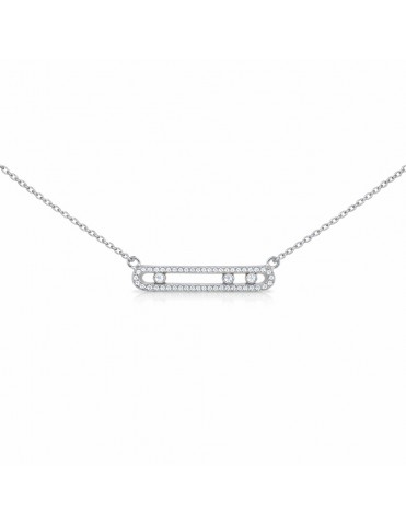 Collar Eslabón Rectangular...