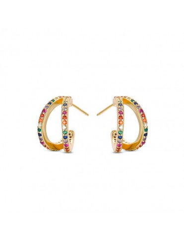 Pendientes de Doble Tira...