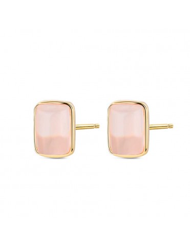 Pendientes Cuarzo Rosa...
