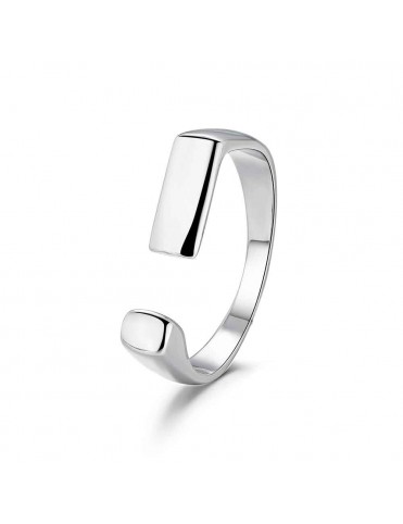 Anillo Abierto con Placa...