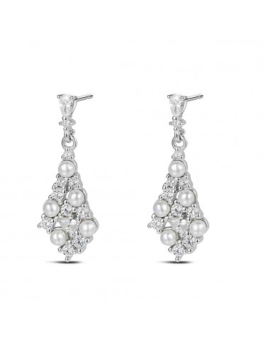 Pendientes Largos de Perlas...