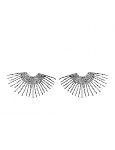 Pendientes Abanico de Acero...