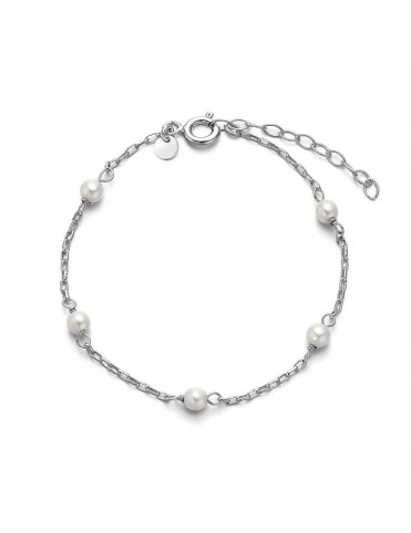 Pulsera con Perlas de 4 mm...
